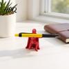 Stable Base Makeup Brush Holder Warrior Pen Holder 3D Printed Kneeling Pencil Stand Advanced Sculpture Craft Gift Funny Desk Organizer for