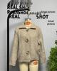European & American Style Faux Fur Flower Button Knit Cardigan for Women
