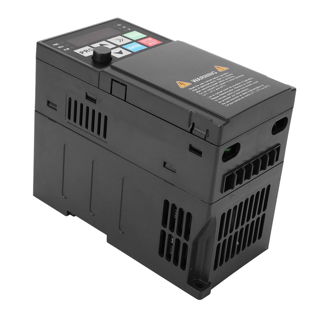 Frequency Converter 0.4KW 2.4A 1PH 220V to 3PH 220V Digital Display VFD Converter Variable