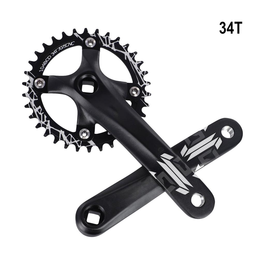 For Mountain Bikes 104BCD Chainring For Single Speed Mountain Bikes 8 9 10 11 Speed Compatible 32T 34T 36T 38T