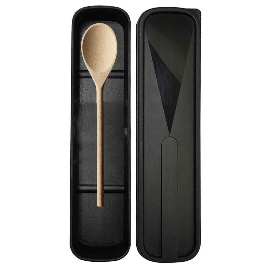 Tableware Box Environmental Cutlery Box Portable Cover Case Type Cutlery Case Spoon Storage Box Lightweight Travel Accessories