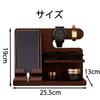 RINHAPI Wooden Smartphone Stand, Desk Organizer, and Dock Station, Perfect Gift for Men or Birthday