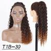 MISSQUEENSynthetic Long Kinky Curly Ponytail Hair Extension Clip-In Drawstring Ponytail Wig Ponytail For Women Wear