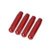 X AUTOHAUX Bolt-on Replacement Door Lock Knob Pin Aluminum Alloy Red/Silver Tone Fit BMW 3 Series E90 2005-2012 4pcs Red