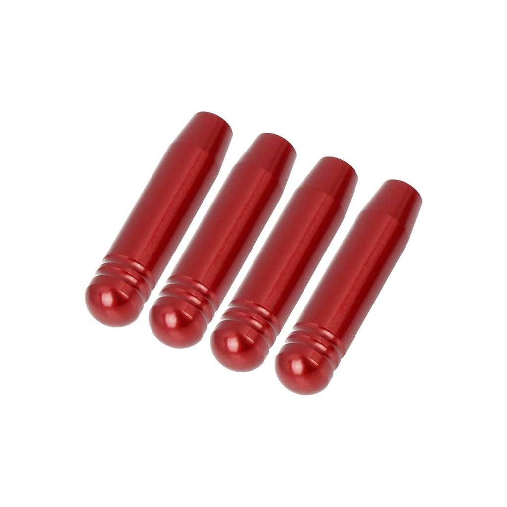 X AUTOHAUX Bolt-on Replacement Door Lock Knob Pin Aluminum Alloy Red/Silver Tone Fit BMW 3 Series E90 2005-2012 4pcs Red