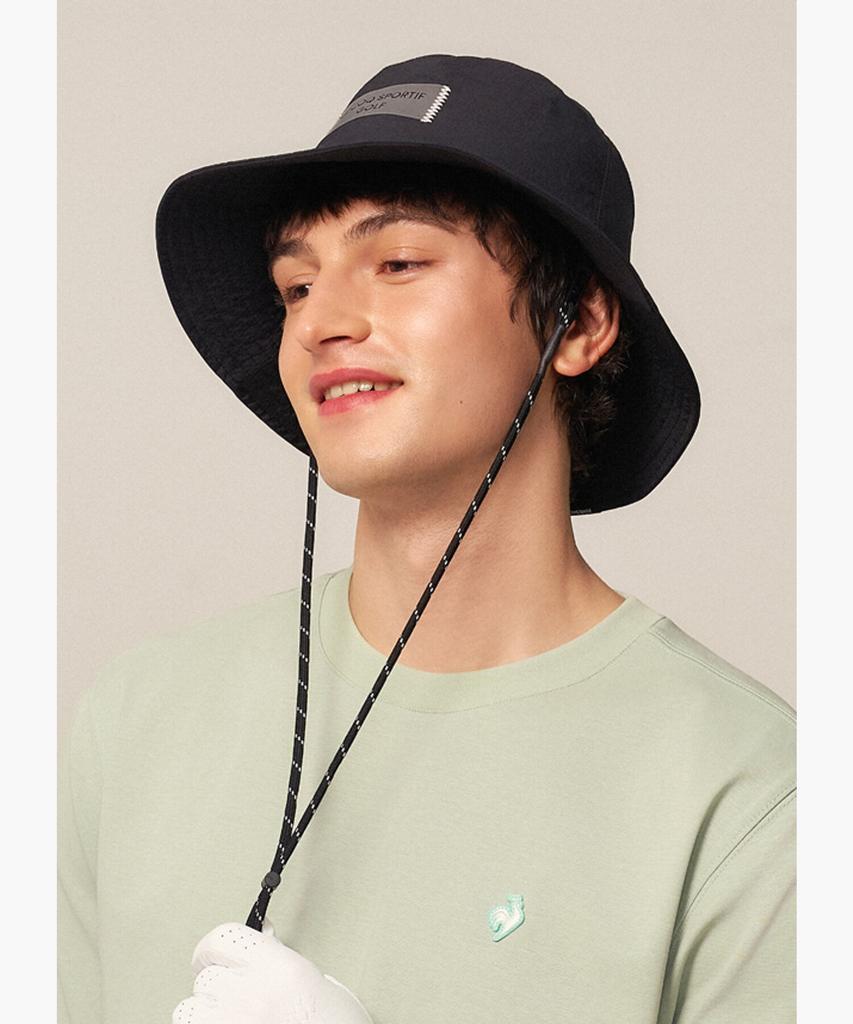 LECOQ GOLF Men'S Essential Bucket Hat _Blck Gr121Mcp21