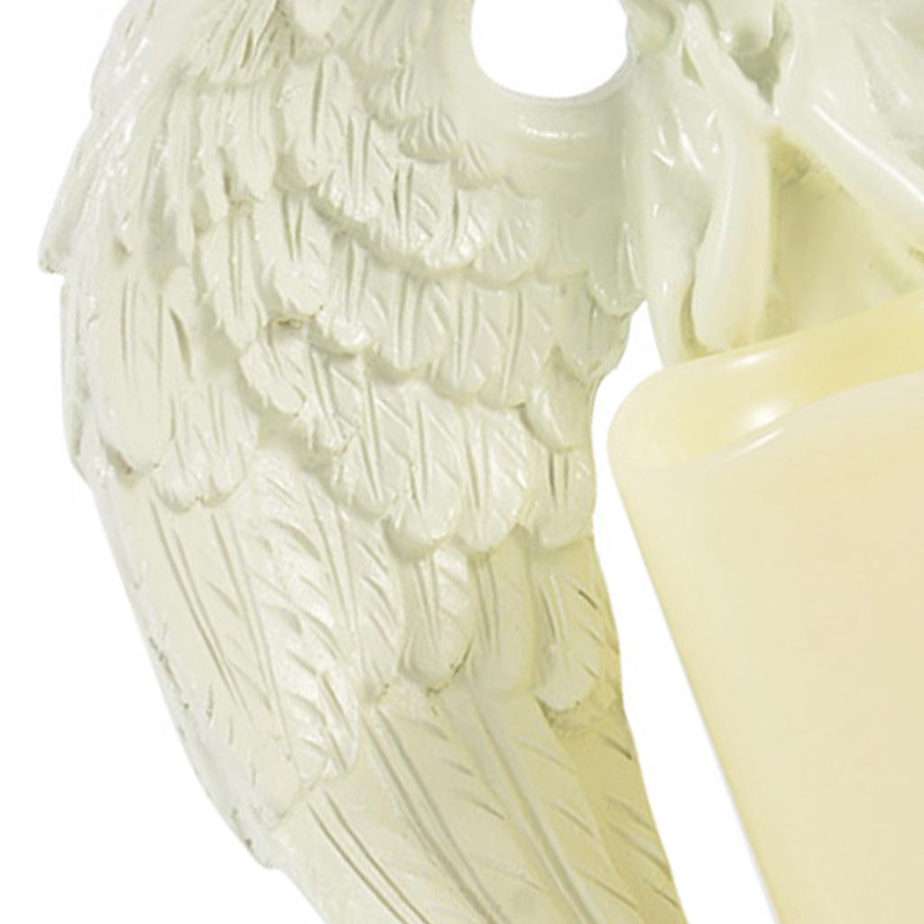 Praying Angel Figurine Retro Elegant Rich Details Decorative Durable Resin Angel Statue for Party