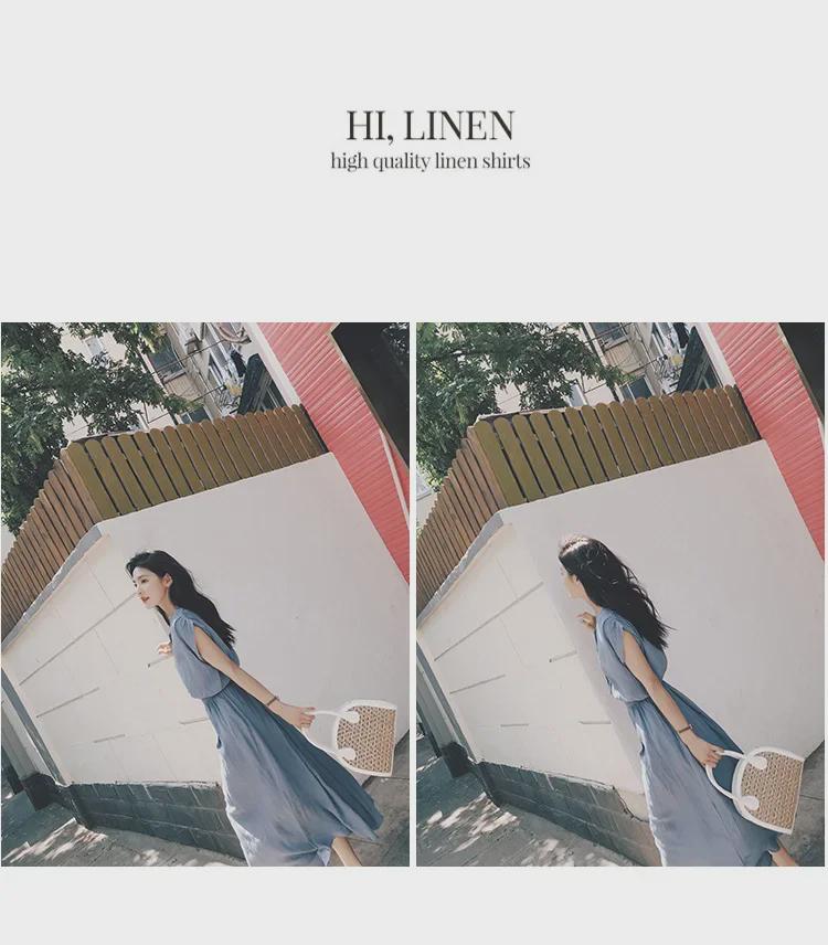 2024 Sommer Koreanischer Stil Chiffonkleid: Französisch inspiriert, Knielang, Elegant & Trendy