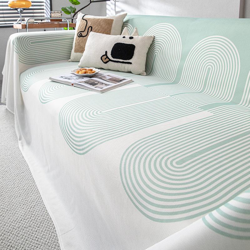 

Summer Cool Breathable Sofa Towel Wenxuan All-Inclusive Sofa Cover Dust Cover One-Piece Sofa Large Cover Cloth Cushion 180*130cm