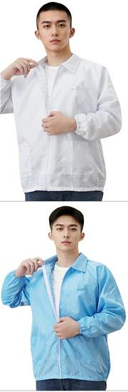 Class 1000 Cleanroom Anti-static Mesh Top Dustproof Suit, 0.5cm Static-dissipative Workwear