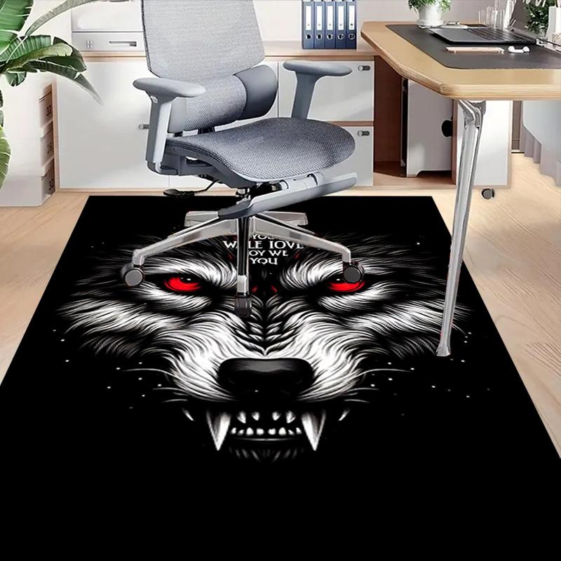 1pc Wolf Love Carpet, Office Rug Outdoor Mat Home Decor Area Carpet Festival
