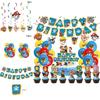 Paw Patrols Partyzubehör Deluxe Geburtstagsdeko-Set mit Luftballons und Bannern für Kinder