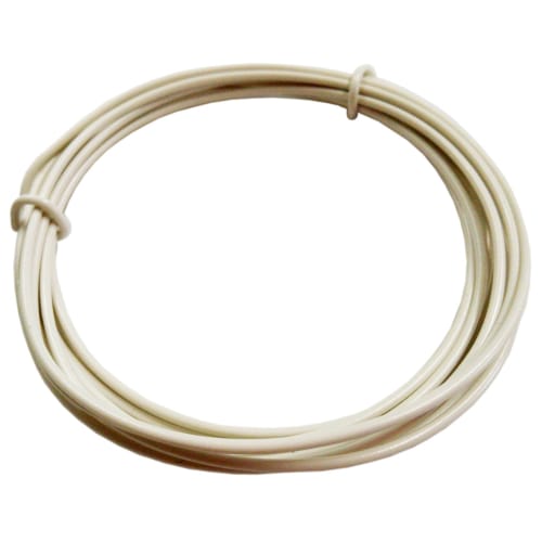 Belden 8503 Guitar Parts, White, 2m, for Instrument Wiring
