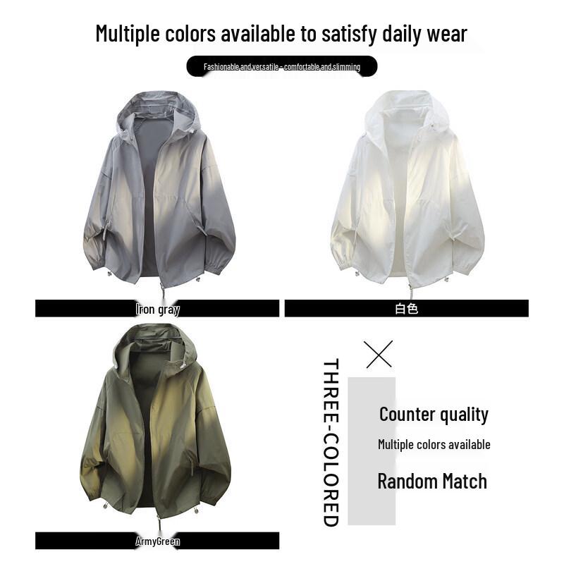 CHOCOOLATEit Men's Ice Silk UV Protection Hooded Jacket