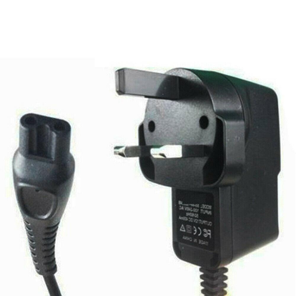 15V UK Plug Power Charger Lead Cord Fit For Philips Shaver Series 3000 HQ8505