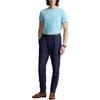 Polo Ralph Lauren Logo Embroidered Plain Knit Short Sleeve T-Shirt Men Tops Blue MNPOTSH1N821211-410