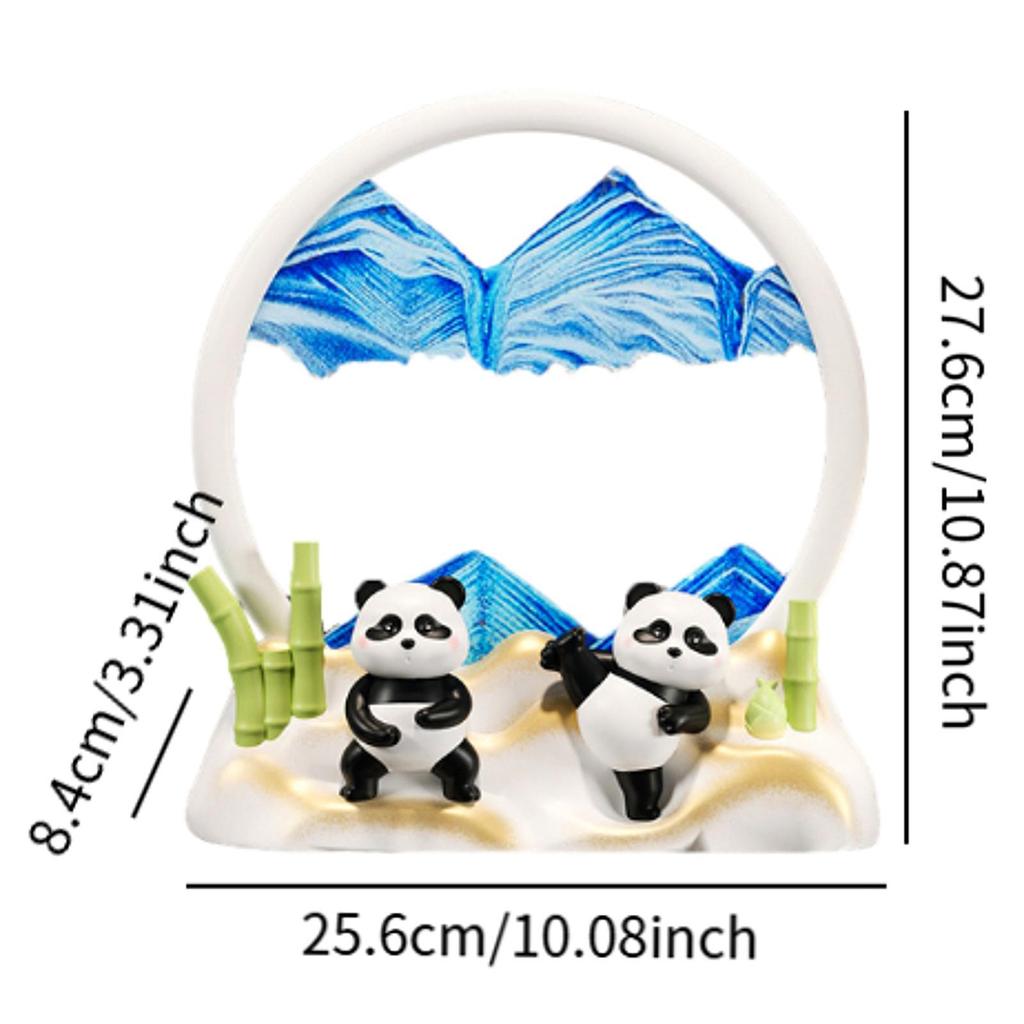 Moving Sand Art Picture Decorative Crafts 3D Dynamic Sand Art Liquid Motion