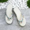 Fashion 2025 Fashion Ethnic House Slippers Platform Rubber Flip Flops On A Wedge High-Heeled Shoes Lady Luxury Slides Hawaiian Designer