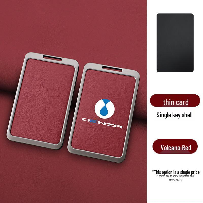 Étui à clés Denza D9 pour hommes et femmes - Sacoche coquille DM-i EV élégante avec porte-cartes et boucle.