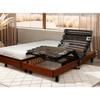 Ensemble relaxation Matelas + Sommier 2x80x200cm MERIDA - Cerisier - 14 cm - Ferme