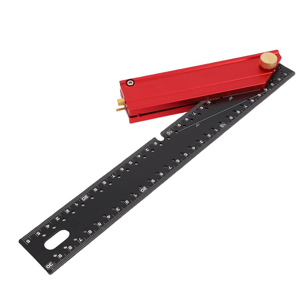 Carpenter   Ruler   300mm Aluminum Alloy Framing 90 Degree Right Angle Measurement   Marking Accurate Multifunctional