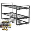 Power Tool Organizer 3-Layer Tool Storage Shelf Wall-Mounted Electric Tool Organizer Modular Drill Shelf Organizer Heavy-Duty