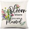 Spring Pillow Case Sofa Waist Pillow Case Garland Truck Light Luxury Home Office Pillow Pillow Case