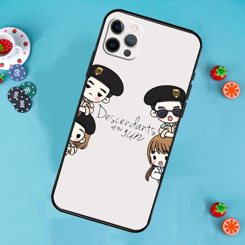 

Descendants Of The Sun Phone Case For iPhone 17 Air 15 14 13 12 11 16 Pro Max 13 12 mini 15 16 Plus 16e Cover Funda iPhone 12 Pro