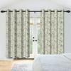 Minimalist Pattern Blackout Curtains Nature Printed Curtains For Living Room Bedroom Kitchen Zen Style Top Grommet Window Drapes