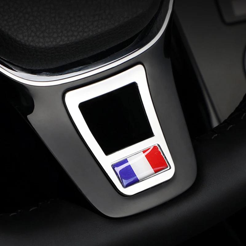 Car Emblem Steering Wheel Cover Sticker For Volkswagen VW Golf Polo Passat CC Tiguan Rline Jetta Atlas Bora Touran Lavida Sharan