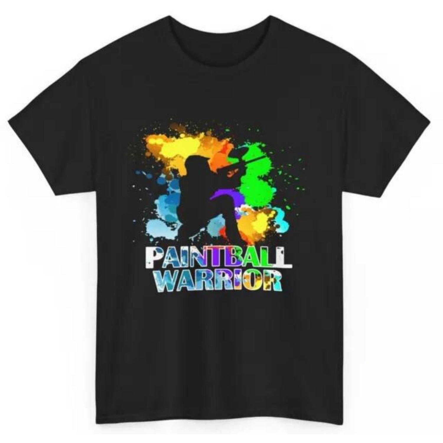 Paintball Shirt Paintball Player Paintball Warrior Sports Lovers Tshirt Unisex T-Shirt S чёрный