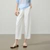 Women's High-Waisted Cropped Wide-Leg Harem Pants