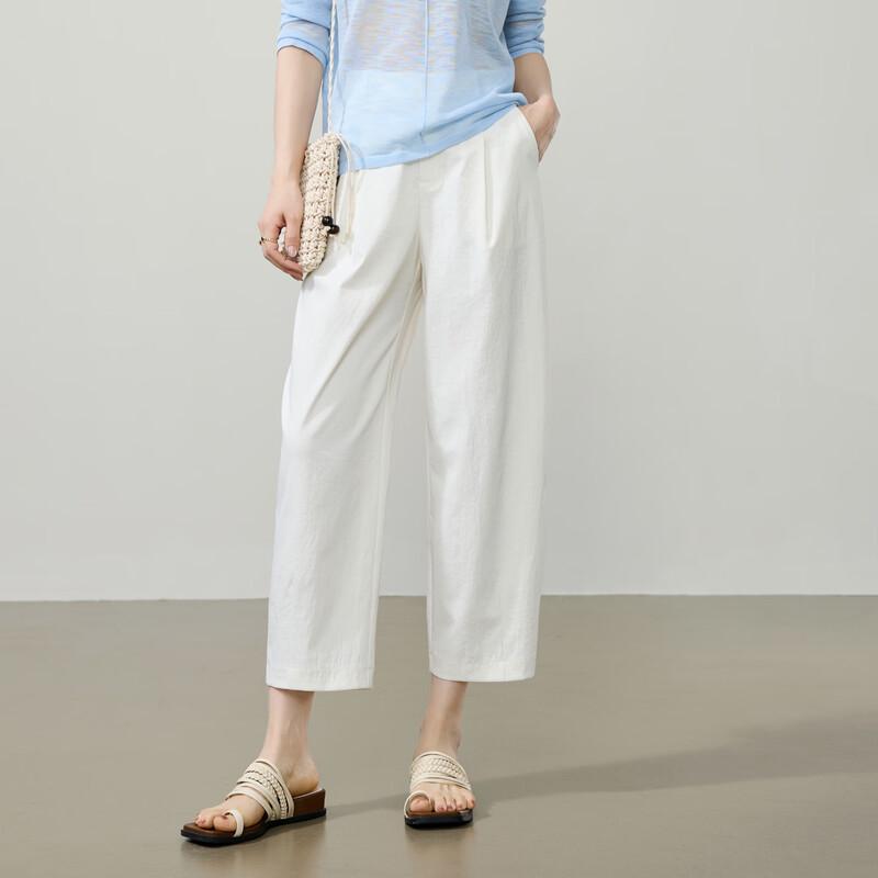 Women s High-Waisted Cropped Wide-Leg Harem Pants 27