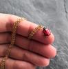 Süßer Marienkäfer Kreativ Trendige Mädchen Mode Ohrringe Halsketten Sets Damen Süßer Insekten Tier Anhänger Ohrringe Party Zubehör