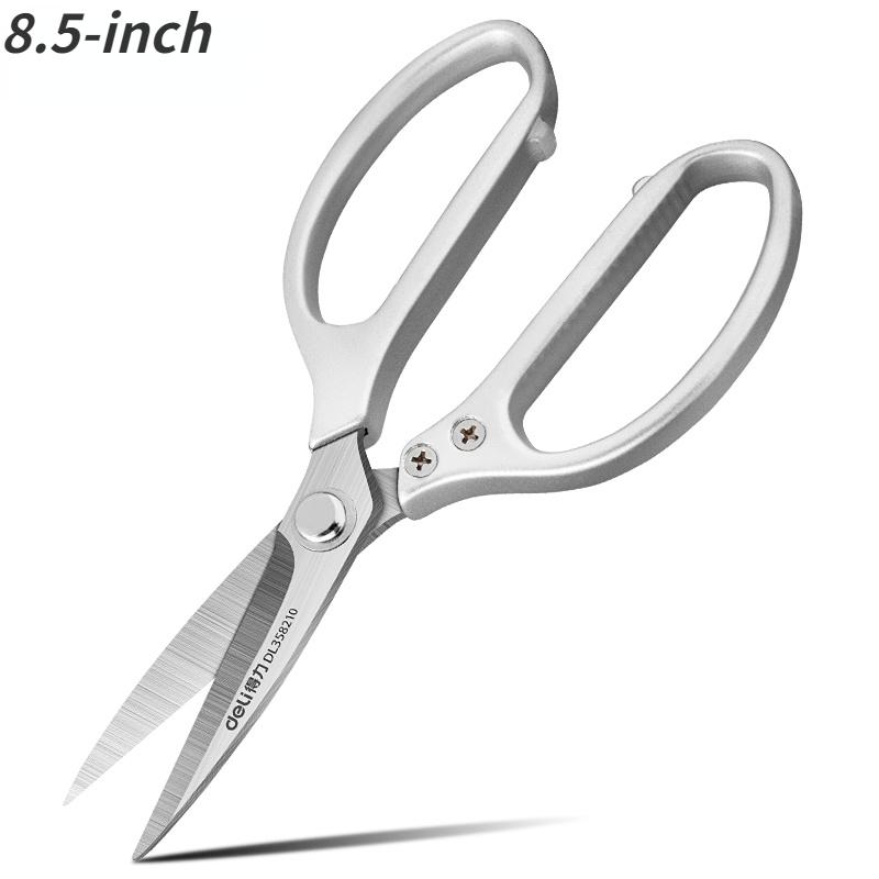 Deli Multifunction Industry Strong Scissors Household Hand Tools Tailor Scissors for Cutting Leather/Fabric/Paper/Fishing Net