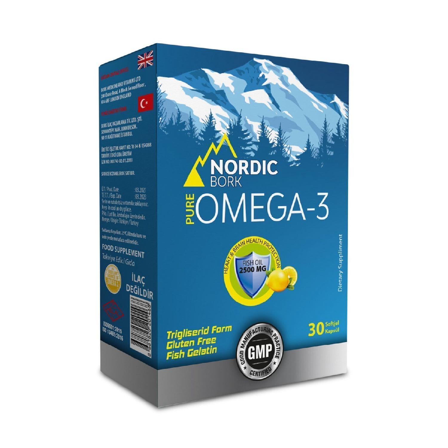 

Omega-3 Softjel (30 Capsules) Dha Epa Fish Oil