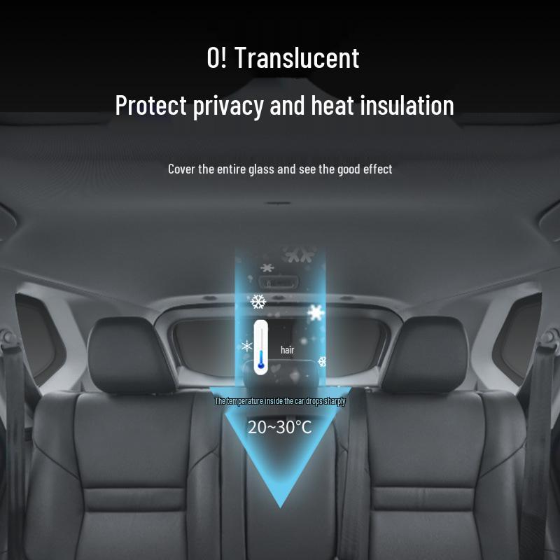 Compatible with 25 Nissan Models: Qashqai Honor Edition Window Sun Shade for Heat Insulation & Privacy During Camping.