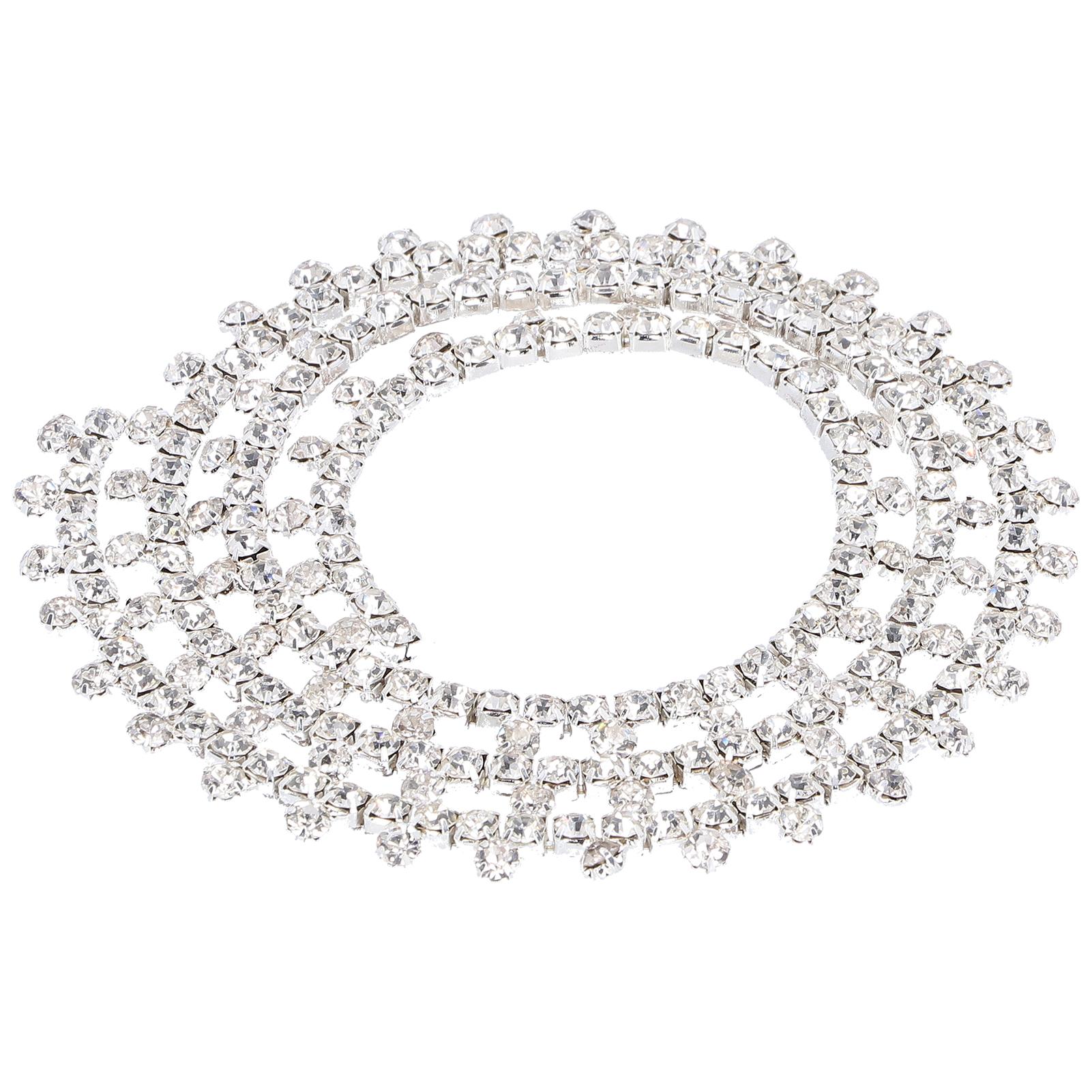 

Клеевая цепочка со стразами Т-образная отделка для рукоделия, украшения, нить, декорированные аксессуары для одежды