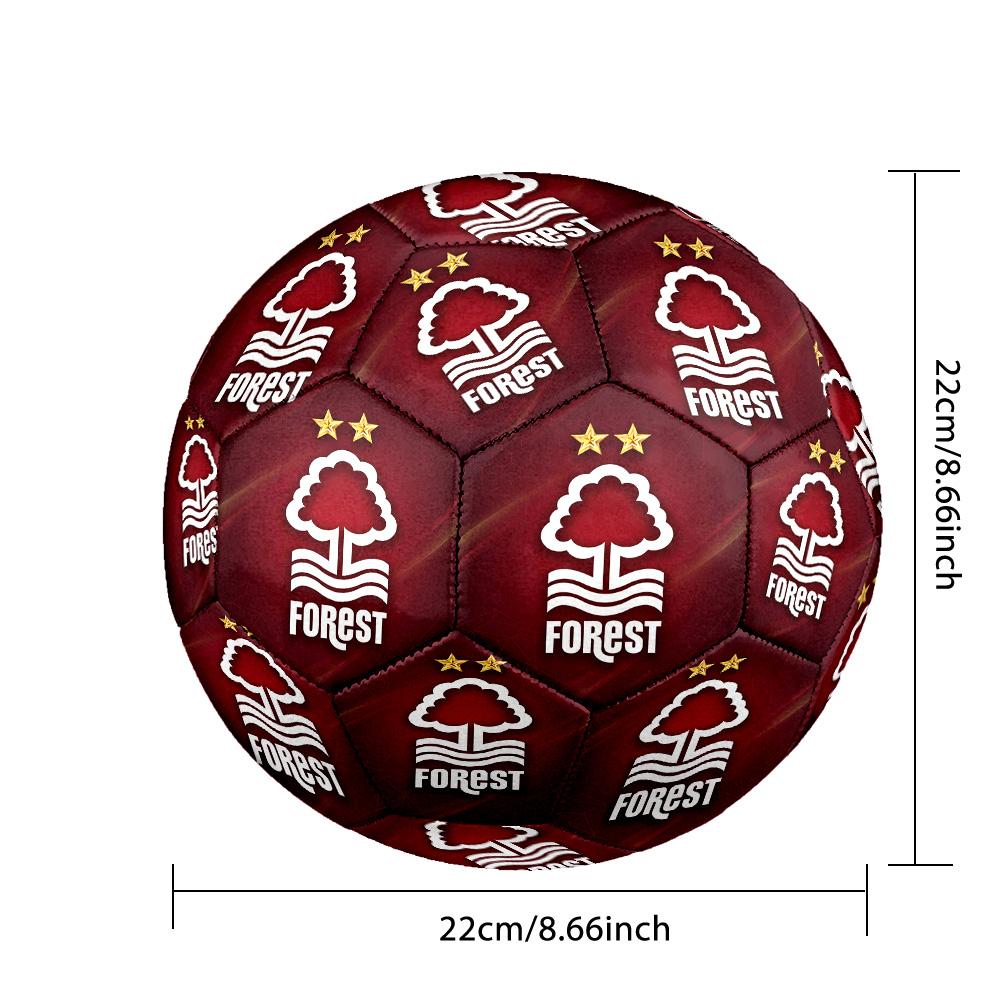 Nottingham Forest Size 5 Football High Elastic Soccer Ball For Outdoor Competition Daily Training Play