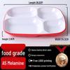 SMVP Commercial Melamine Divided Cafeteria Tray