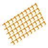 50 Packs Plant Support Clip Branch Reusable Adjustable Stem Trainer Clip for Vegetables Orange