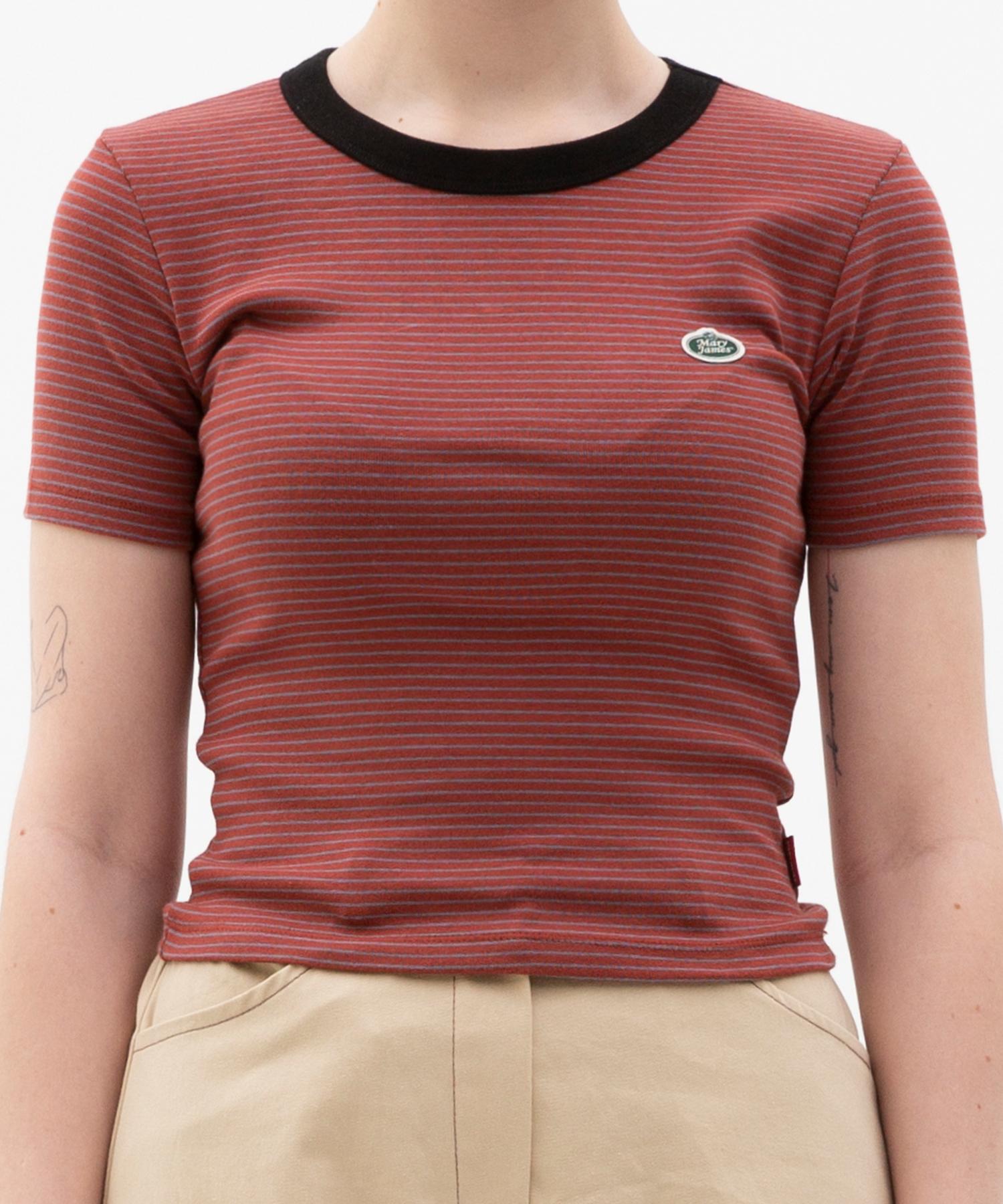 Mary James (W) Kourtney Crop Top - Orange S