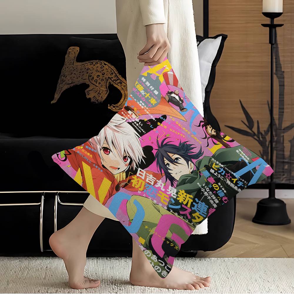 NNo Anime Personalized Pillow Dust Cover Bedroom Kids Party Decoration Pillowcase Birthday Children Gift