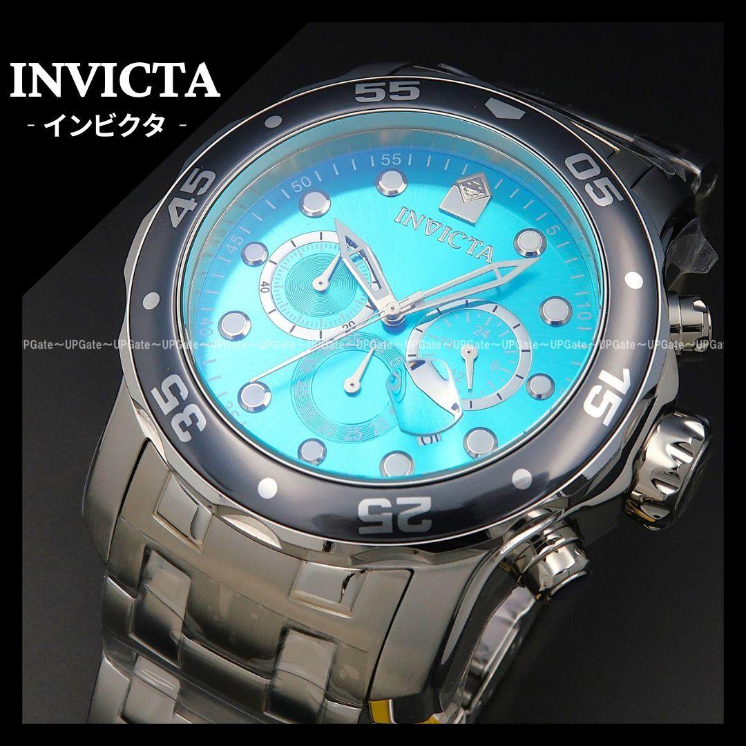 Used Signature modelLight blue dial INVICTA Pro Diver 47560 Invicta Pro Diver