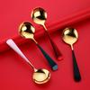 Nordic Style Creative Round Head Dessert & Soup Spoons