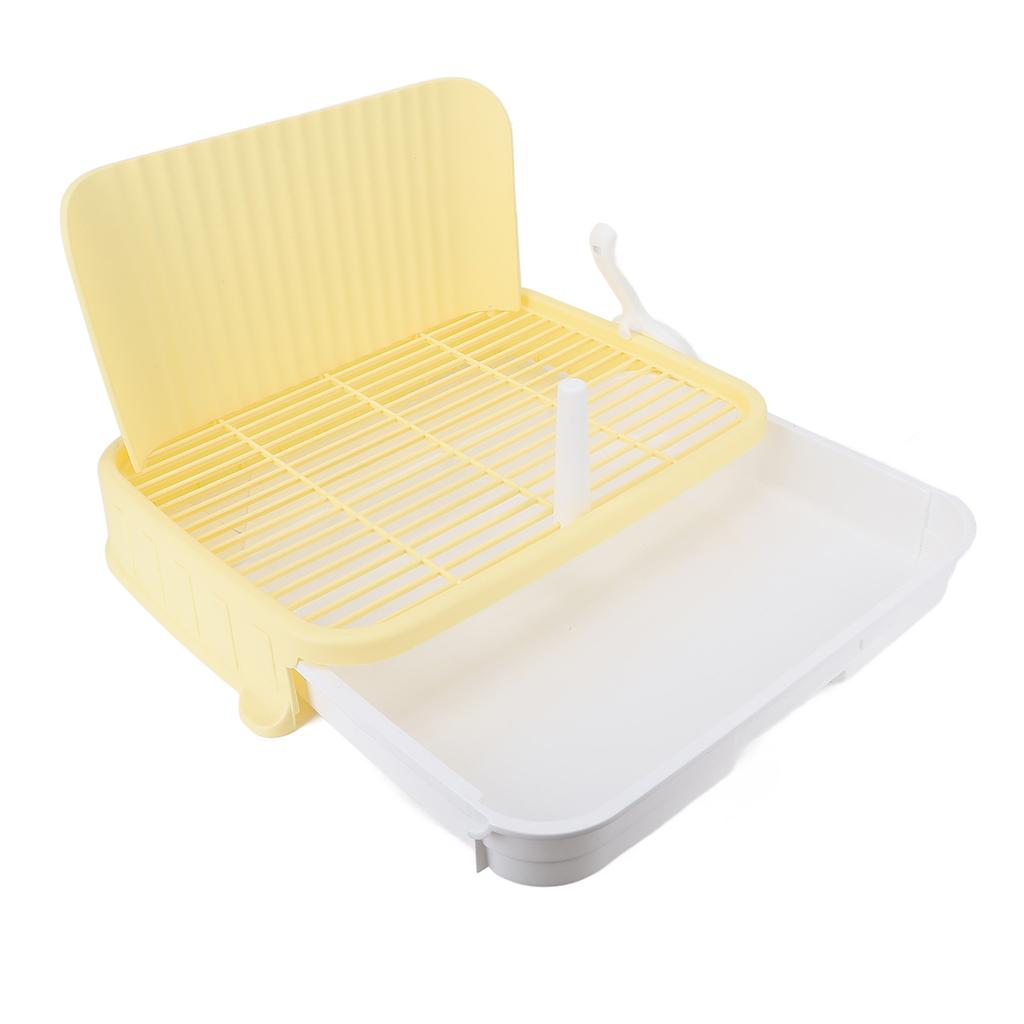 Dog  ing Toilet with Pee Wall Large Size Easy Cleanup Leakproof Stable Structure Puppy Potty Tray for Medium Large Dogs