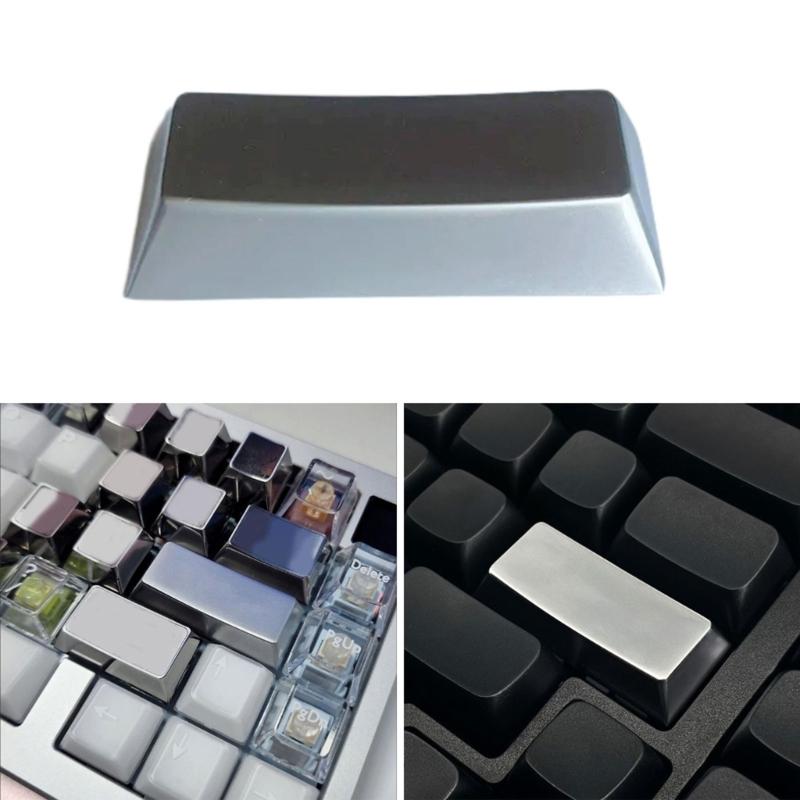 Zinc Alloy 2.25U Enter Keycap Original Height, Scratch Resistant Metal Finish Keycap for Mechanical Keyboards Switches