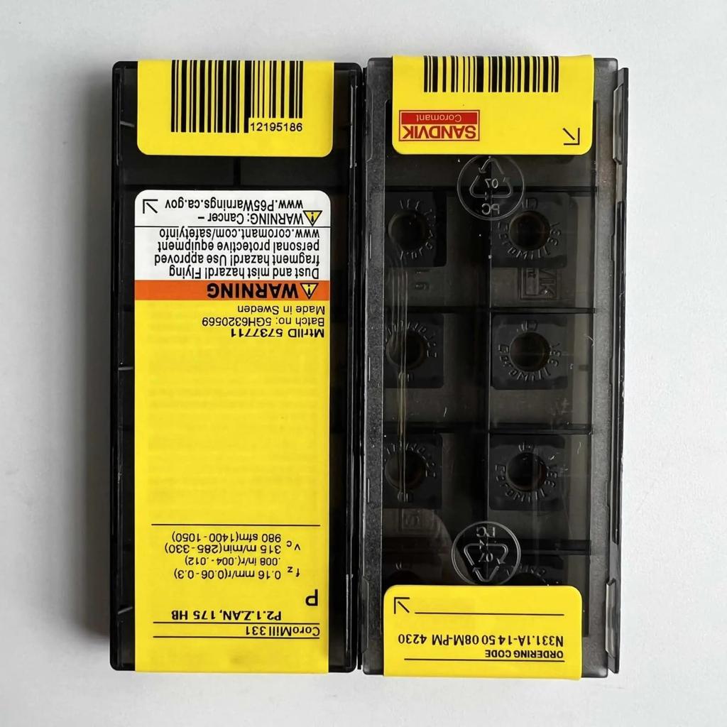 Original Sandvik / N331.1A-115008M-PM 4230 /Carbide CNC Blade 10 PCS