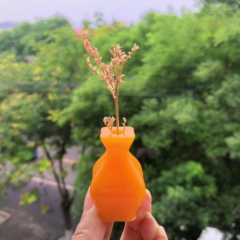 Formă pentru ghivece din silicon Forme pentru beton pentru bricolaj Matriză pentru borcane cu forme multiple Decorare pentru birou pentru grădină Forme mici pentru vaze din silicon