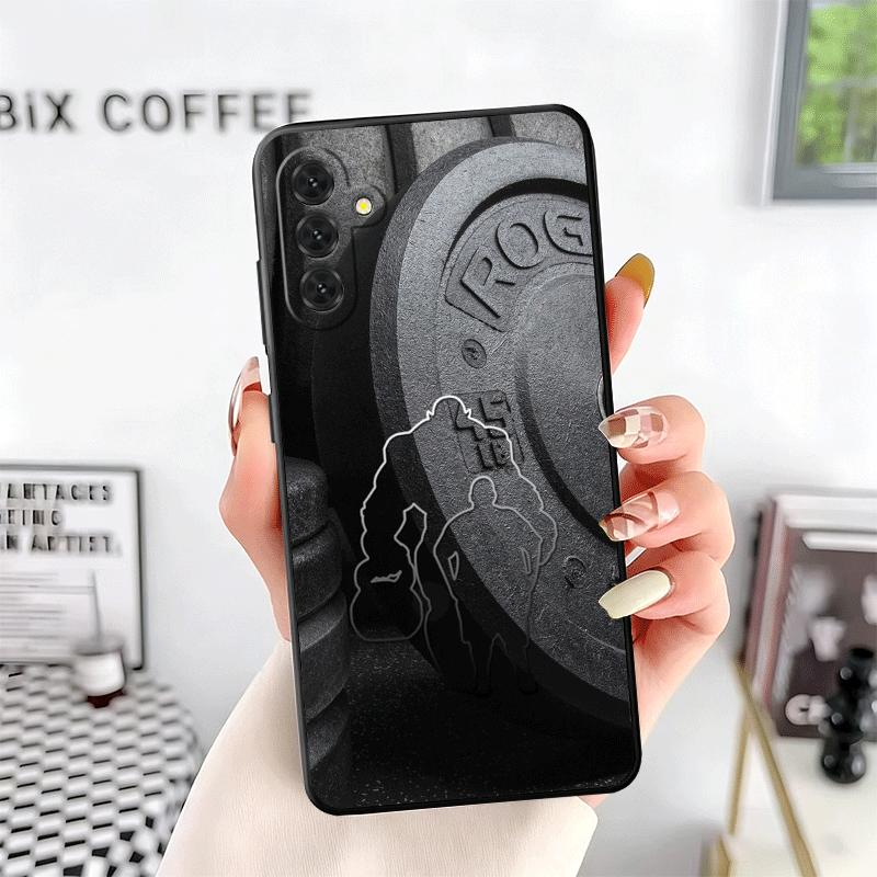 

Спортивный режим Фитнес Бодибилдинг Мягкий чехол для телефона для Samsung A17 A37 A57 A16 A26 A36 A56 A15 A25 A35 A55 A14 A24 A34 A54 A13 A23 A3 Samsung A22 4G